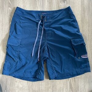 Patagonia Men's Blue Swim drawstring board Shorts Size 33